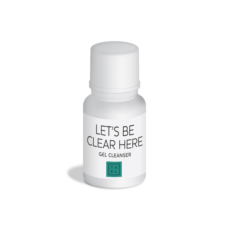 Sample Let's Be Clear Here Gel Cleanser